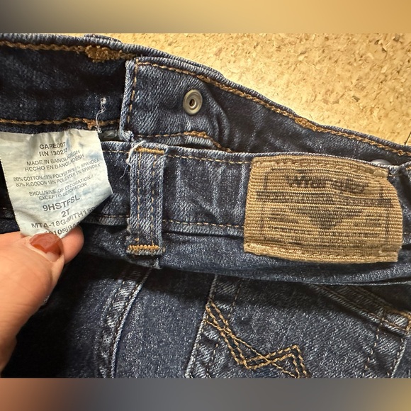 Lot of 4 Toddler Boy Skinny Jeans Gap Old Navy Wrangler Blue Denim Sz 24m 2T - Picture 4 of 7